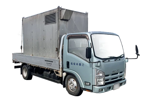 蒸気ボイラー積載車